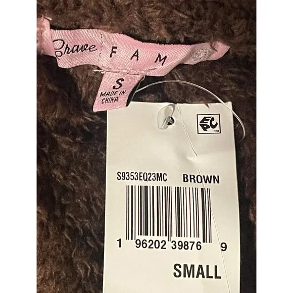 Crave Fame Juniors' High-Rise Double-Sided Woobie Joggers - Size S, New - Picture 8 of 8